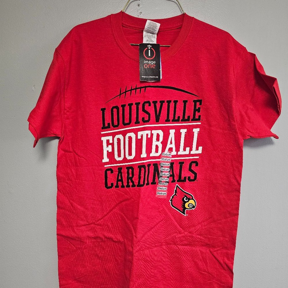New Louisville Cardinals t shirt M red Medium Short sleeve Mens